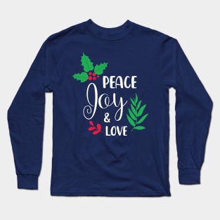 Peace Day and Love - Merry Christmas Gift Long Sleeve T-Shirt